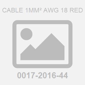 Cable 1mm� Awg 18 Red
